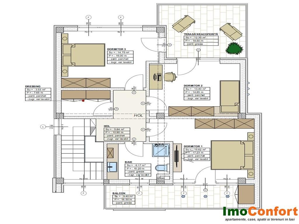 Vila de lux cu 667 mp teren, in Valea Ursului langa padure - foto 7