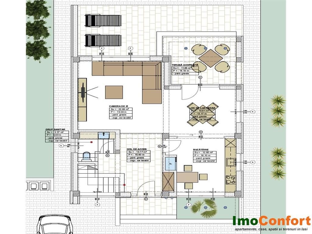 Vila de lux cu 667 mp teren, in Valea Ursului langa padure - foto 8