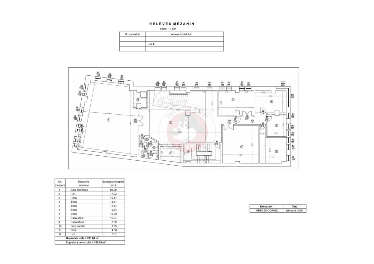 Plevnei I Imobil S+P+M+7E I 3058mp I 42 camere I B10544 - foto 11