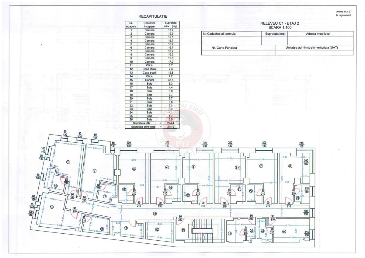 Plevnei I Imobil S+P+M+7E I 3058mp I 42 camere I B10544 - foto 14