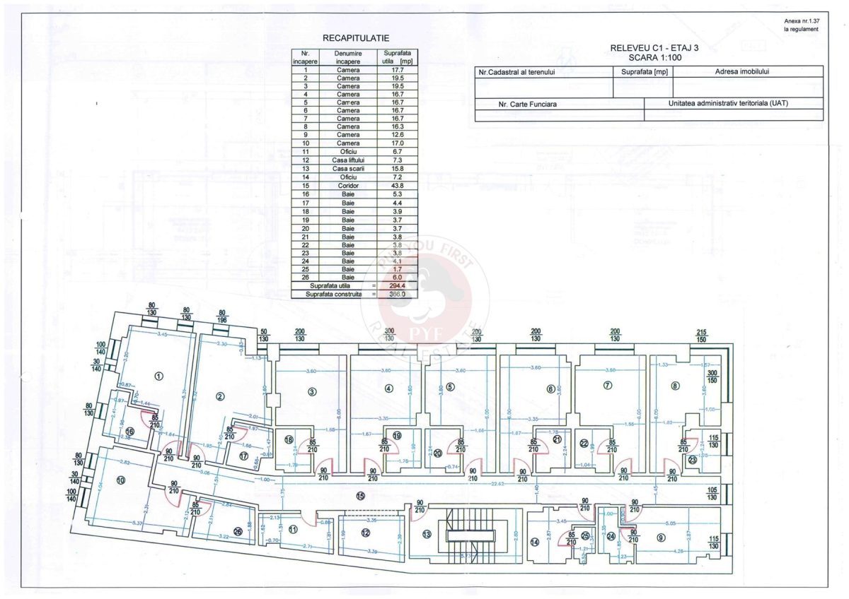 Plevnei I Imobil S+P+M+7E I 3058mp I 42 camere I B10544 - foto 15