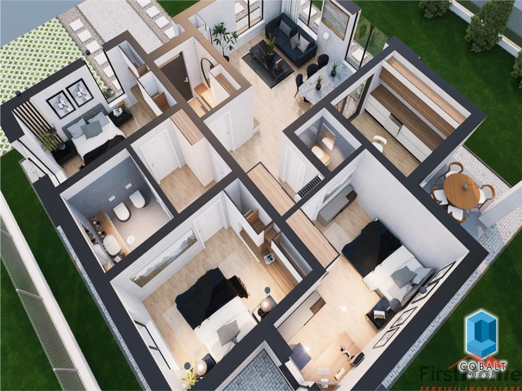 Casa individuala de vanzare - Cobalt Residence - Pret 120.000 Euro fara TVA - foto 11
