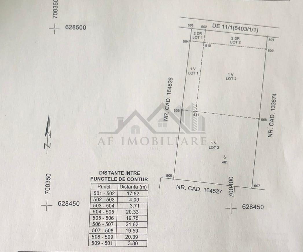 Bucium str Teascului lot 500mp intravilan  utilitati aproape - foto 4