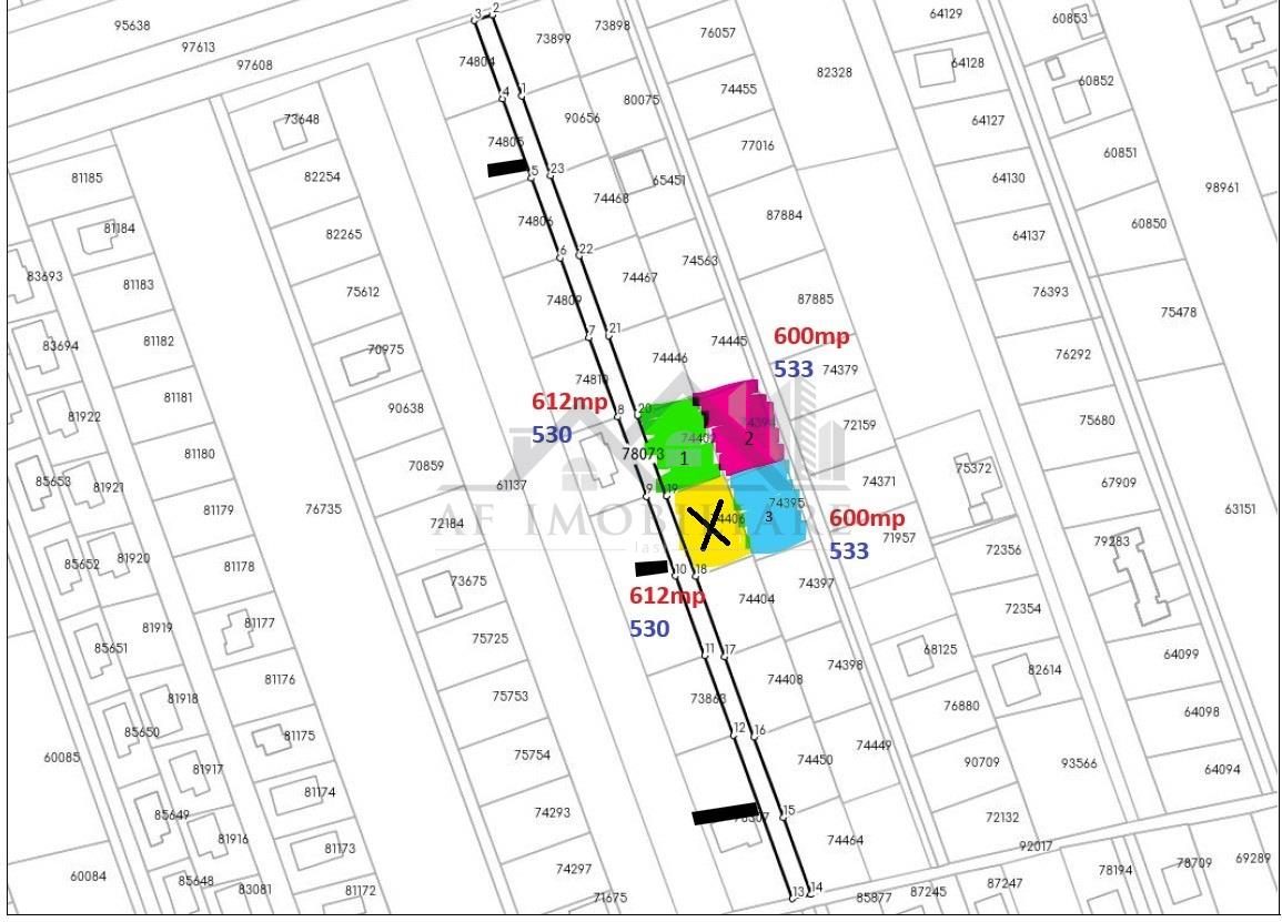 Valea Ursului aproape de padure 2 LOTURI de 600mp cu utilitati - foto 7
