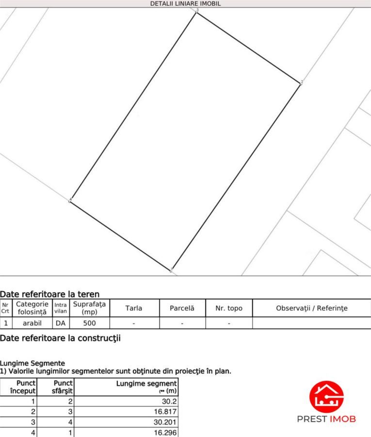 Parcela de 500 mp teren intravilan de vanzare , cartierul Rasaritului, sancraiul de Mures - foto 11