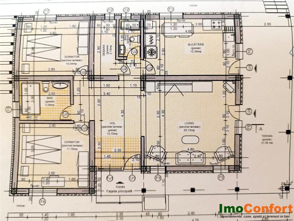 Casa noua  cu 3 camere si 500mp teren in Miroslava - Cornesti - foto 5