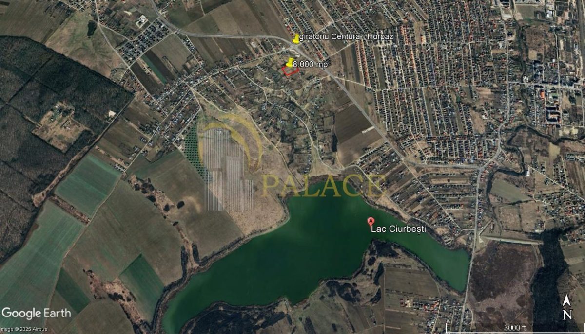 Oportunitate dezvoltare rezidentiala,  teren intravilan 8000 mp Ciurbesti Miroslava - foto 3