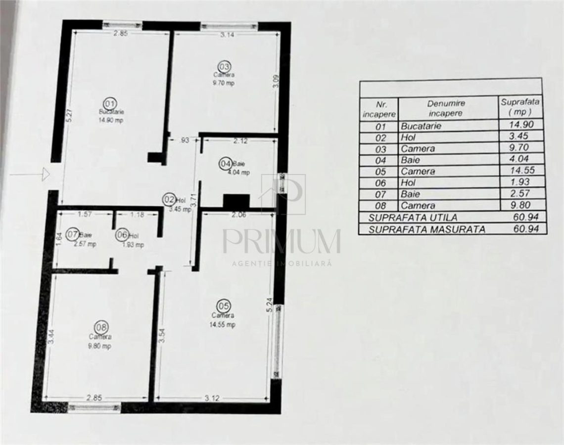 LIPOVEI - 3 CAM - PARTER - DECOMANDAT - RENOVAT - 2 BAI - CENTRALA -BOXA - foto 12