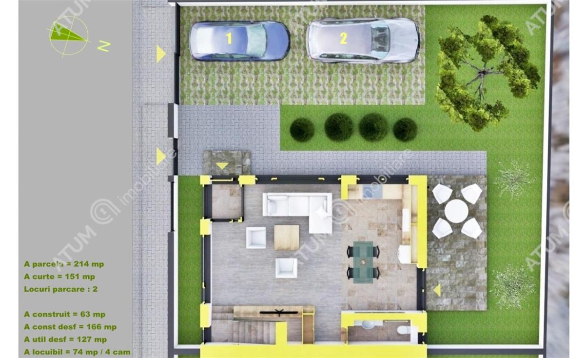 Casa intabulata cu 4 camere 3 bai si teren de 214 mp zona Triajului - foto 6