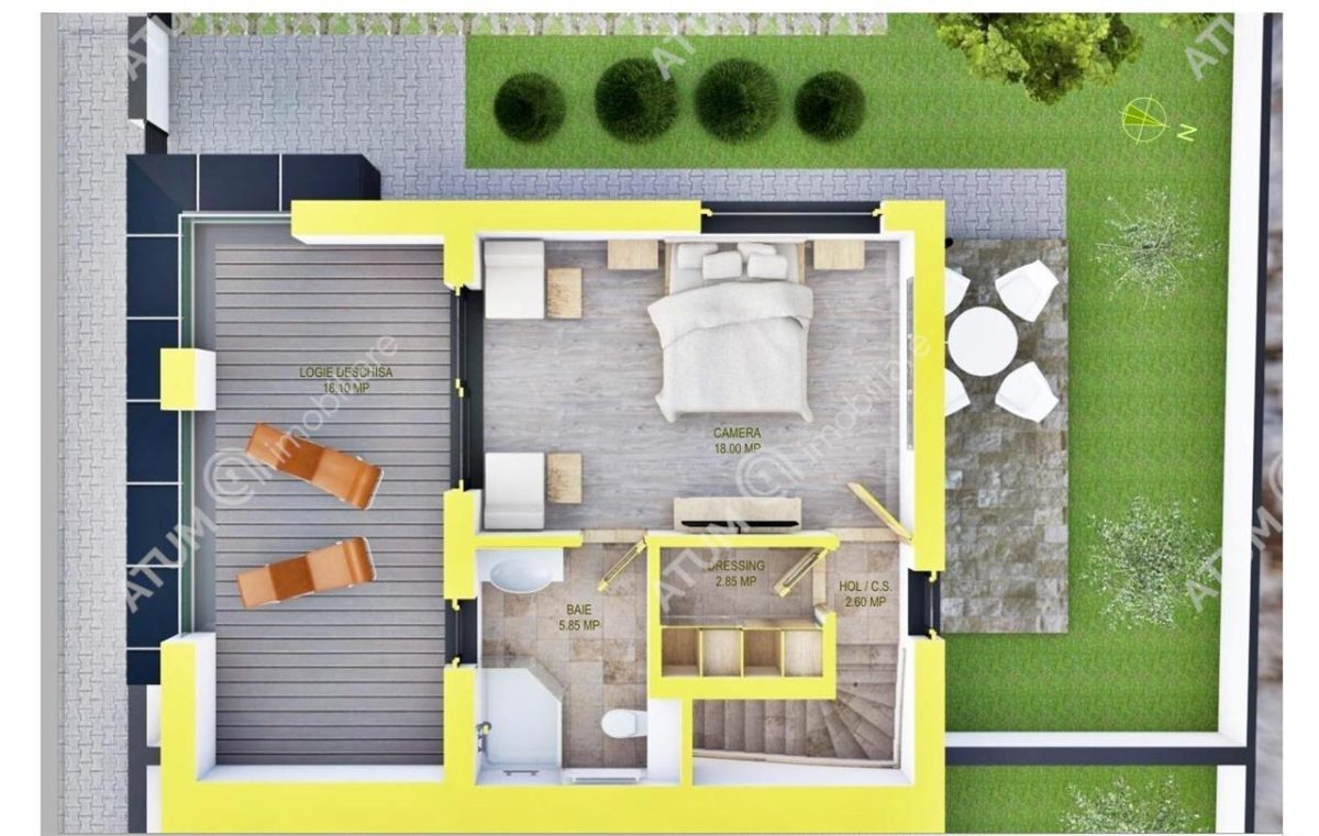 Casa intabulata cu 4 camere 3 bai si teren de 214 mp zona Triajului - foto 10