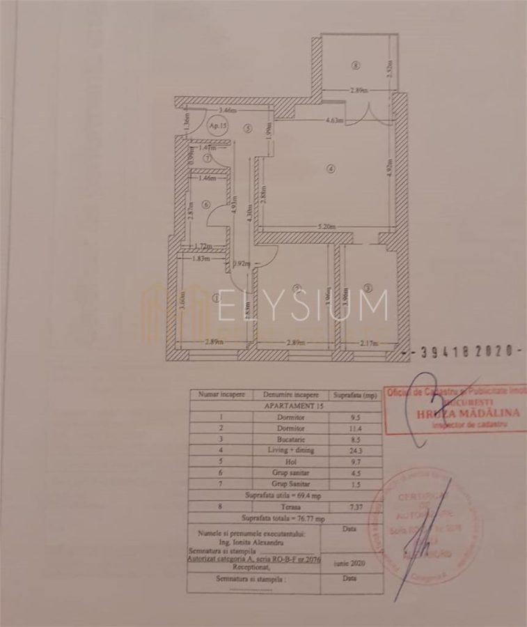 Apartament 3 camere de vanzare Floreasca Residence - foto 22