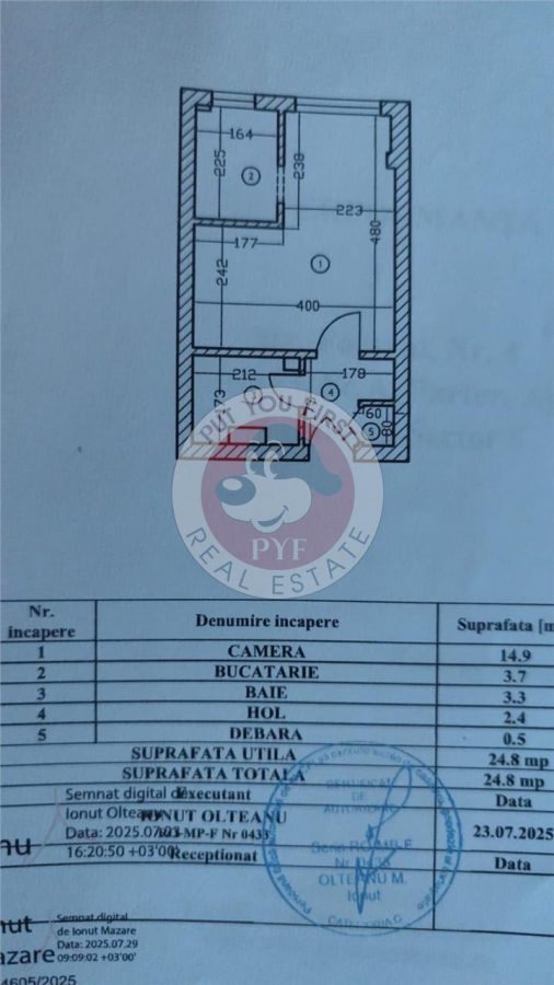 Petre Ispirescu | Garsoniera | 25mp | Semidecomandat | B11720 - foto 6