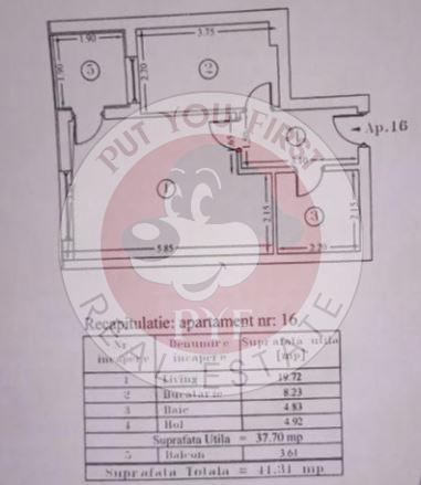 Apusului | Garsoniera | Decomandata | 41mp | B12027 - foto 10