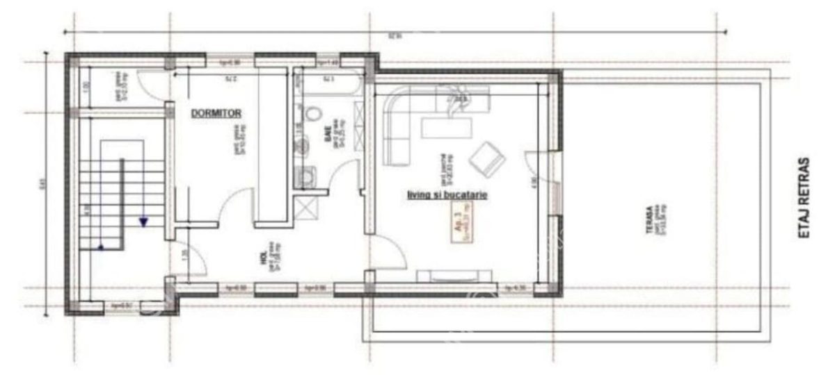 Penthouse cu 2 camere terasa 2 locuri parcare zona Turnisor din Sibiu - foto 5