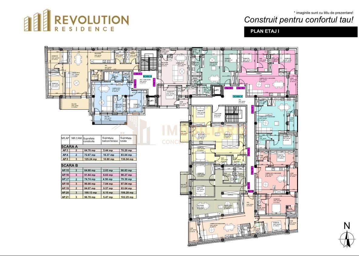 COMISION 0%!!! Apartament 3 camere, Millenium Plaza, Centru Vechi - foto 8