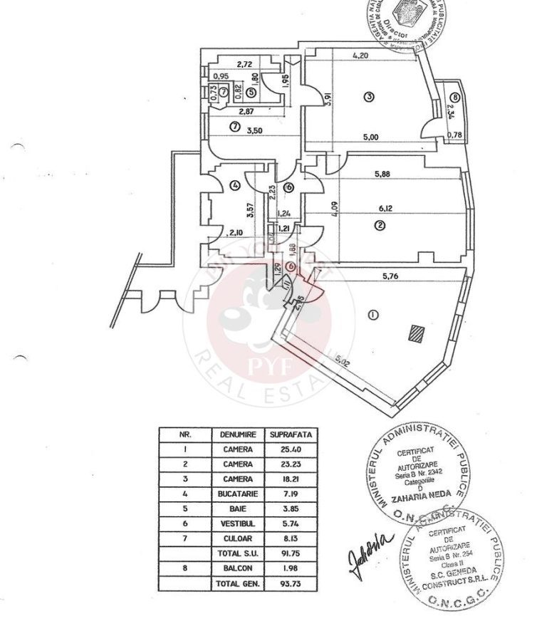 Cismigiu | 3 camere | U2 | Semidec | 94mp | B12118 - foto 10