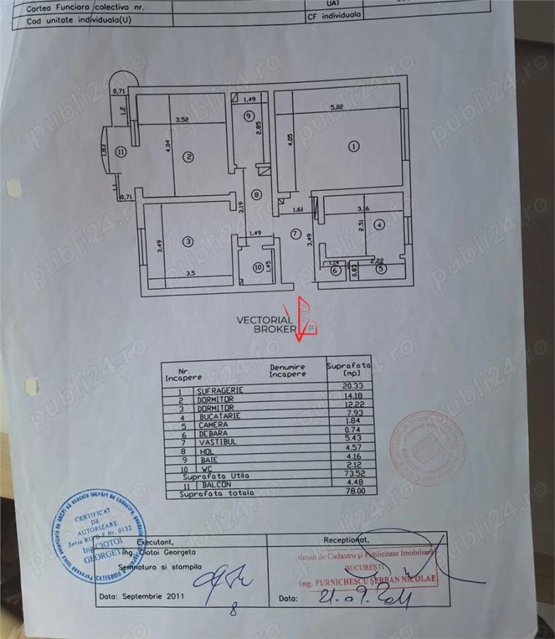 Apartament et.1, mobilat utilat,centrala termica, bloc 1991 Doamna Ghica Pancota - foto 19