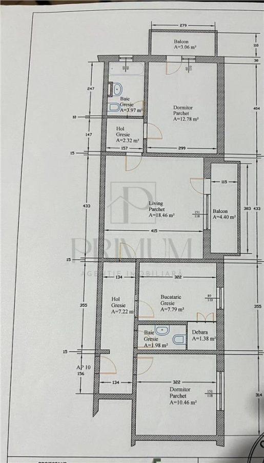 LIPOVEI - 3 CAM - ETJ.2 - 2 BAI - 2 BALCOANE - ANVELOPAT - ZONA EXCELENTA || - foto 10