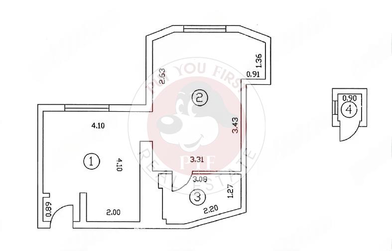 Ambasada Egiptului | 2 camere | 39mp | Semidecomandat | U2 | B12371 - foto 12