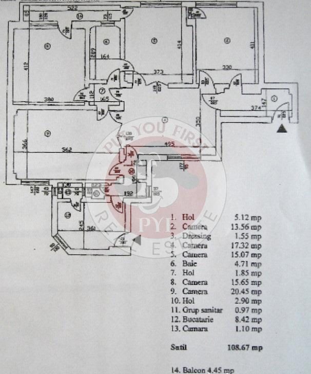 Romana | 5 camere | fara risc | 113mp | investitie |  B11145 - foto 16