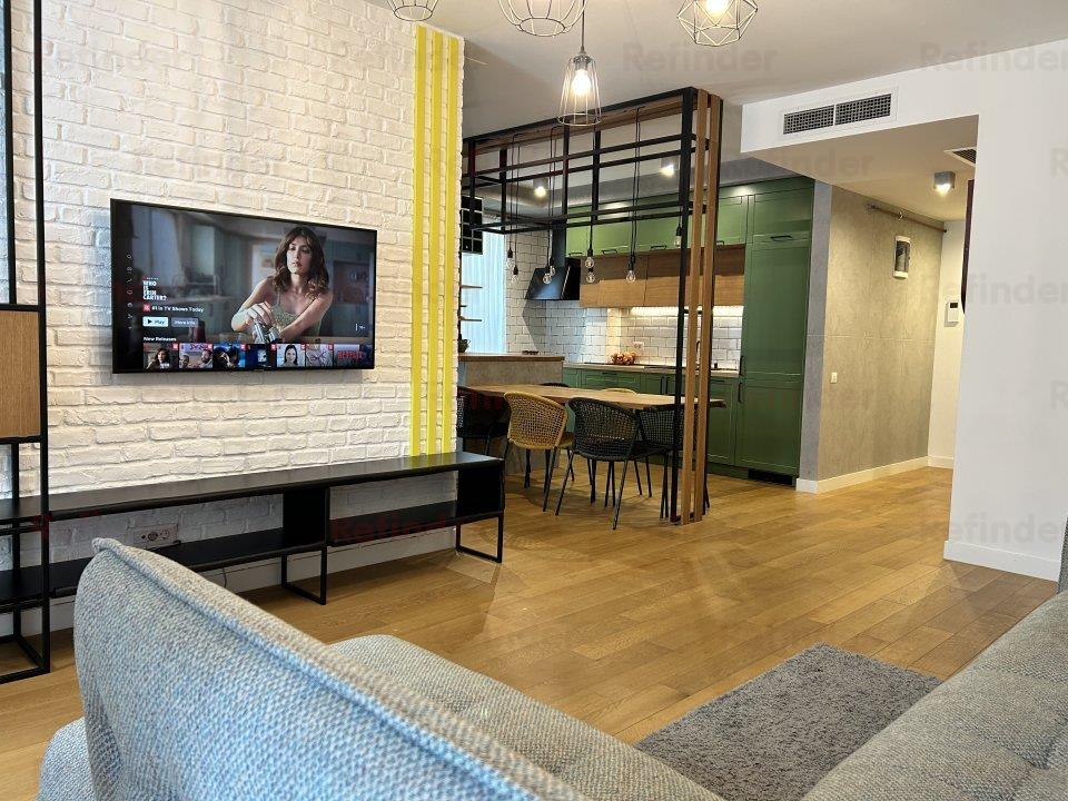 vanzare apartament  3 camere, elegant, Unirii-Piata Constitutiei, bloc 2020, etaj 3/5, mobilat si utilat, loc parcare subteran,  95mp utili - foto 2