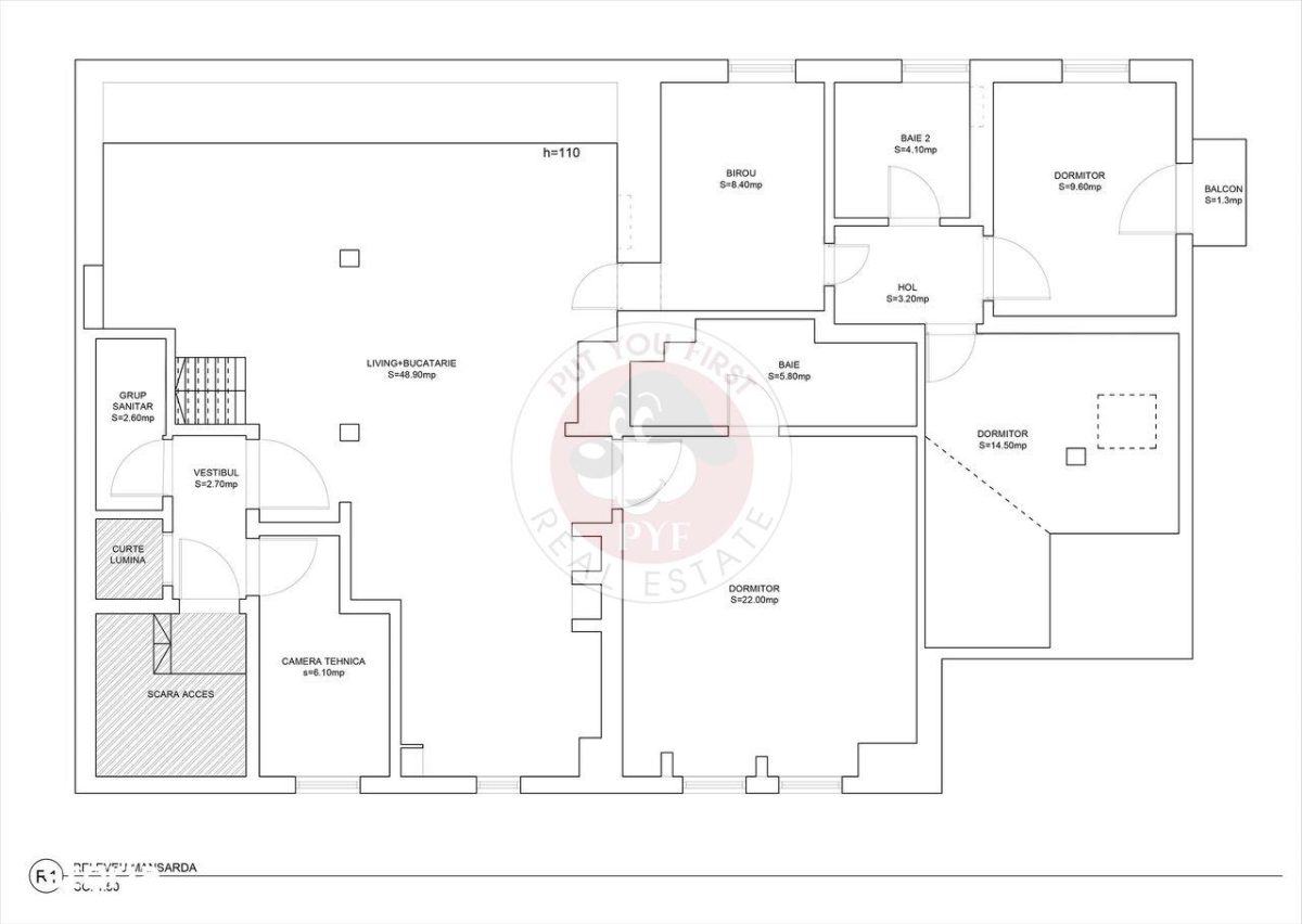 Parc Cinema | 6 camere | 168mp | Open space | B12461 - foto 15