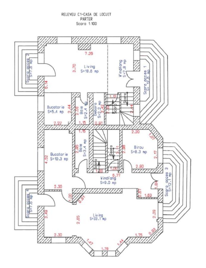 Casa individuala 8 camere 2 garaje 500 mp teren zona Selimbar - foto 11