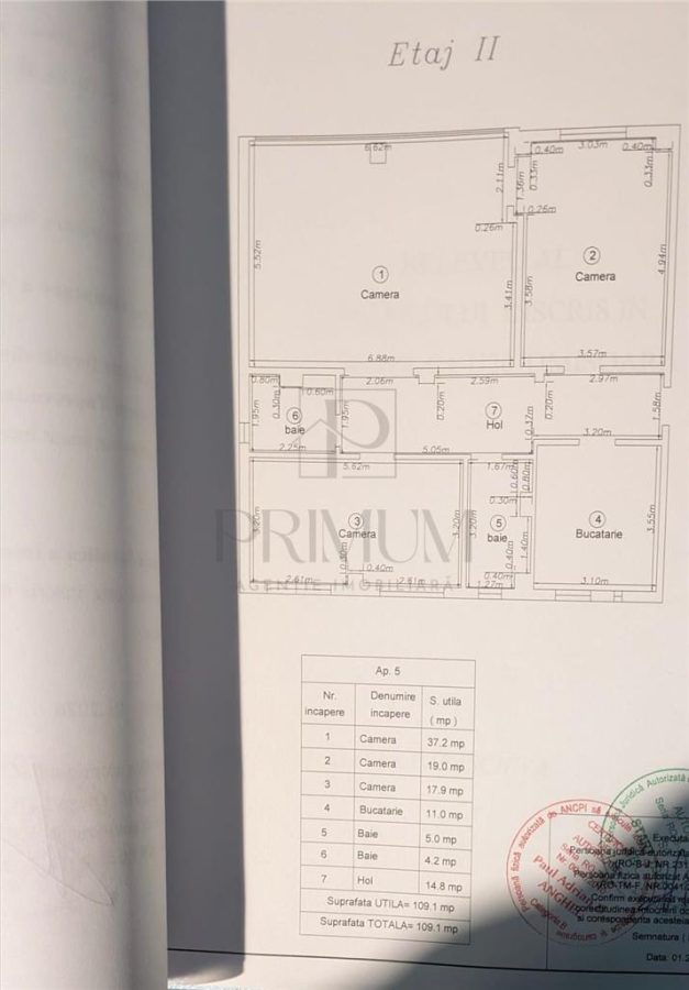SOARELUI |3CAM | DECOMANDAT |ETAJ 3 |CENTRALA |SPATIOS 109MP - foto 10