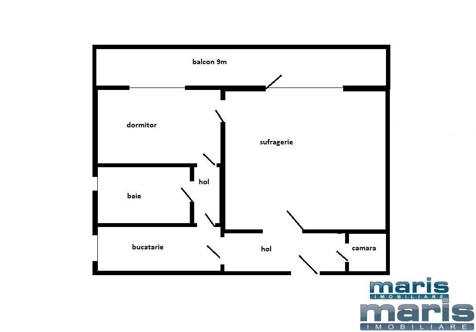 Dambul Pietros etaj 4 din 10 apartament 2 camere confort 1 - foto 3
