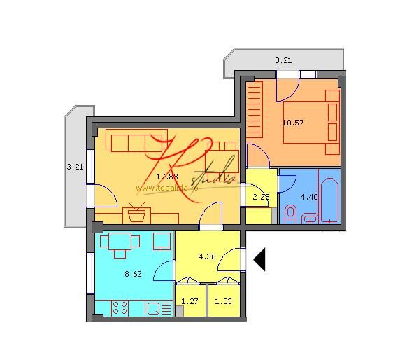 Vanzare aparament 2 camere Mosilor - 