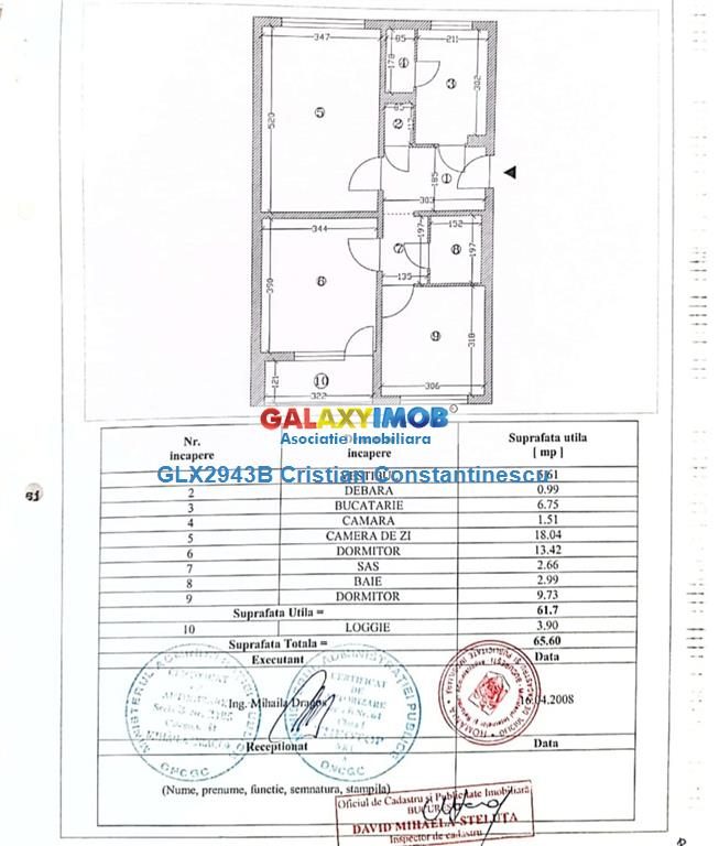 Apartament 3 camere decomandat,etaj 1,Titan , Metrou 1 Decembrie 1918 - foto 9