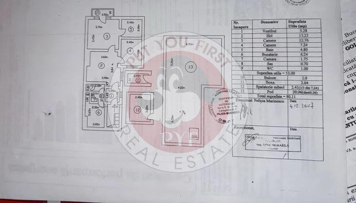 Cotroceni | 2 camere | 80mp | Semidecomandat | B12826 - foto 7