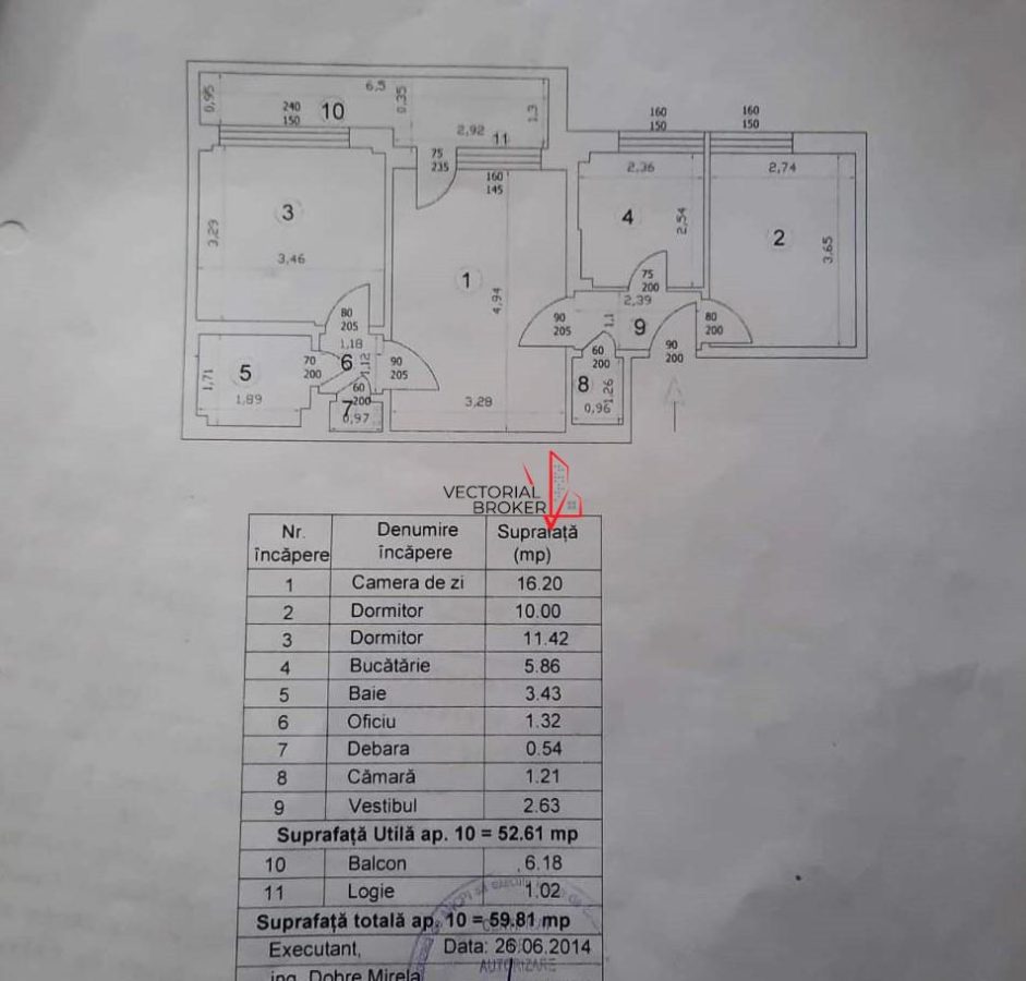 3 camere semidecomandat comision 0% metrou Gara de Nord, Hotel Ibis - foto 10