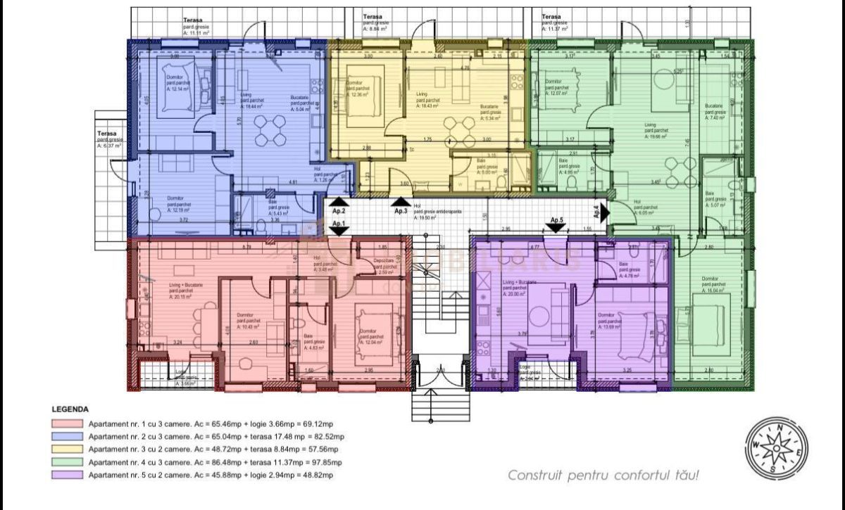 Apartament 2 camere, zona Centru Vechi - foto 3