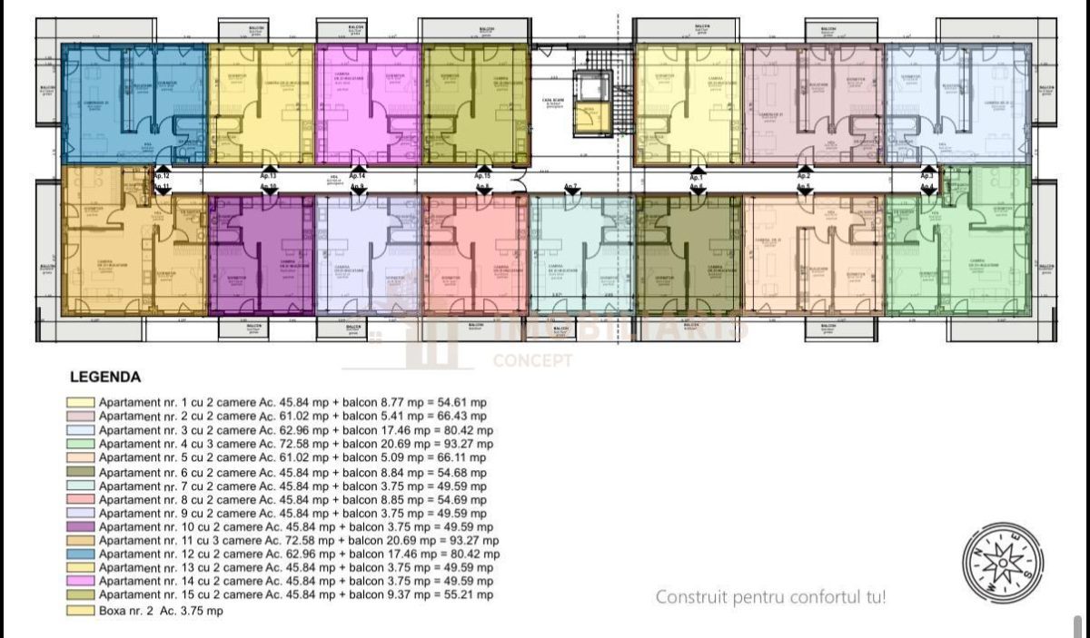 Apartament 2 camere, zona Margeanului - foto 4
