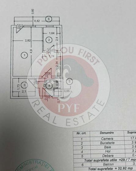 Piata Rahova | Garsoniera | Semidecomandata | 33mp | B12885 - 