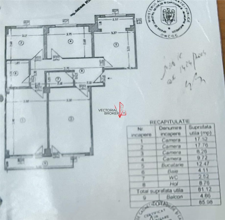 Apartament decomandat, bloc 1981, la 12 min de metrou Stefan cel Mare - foto 2