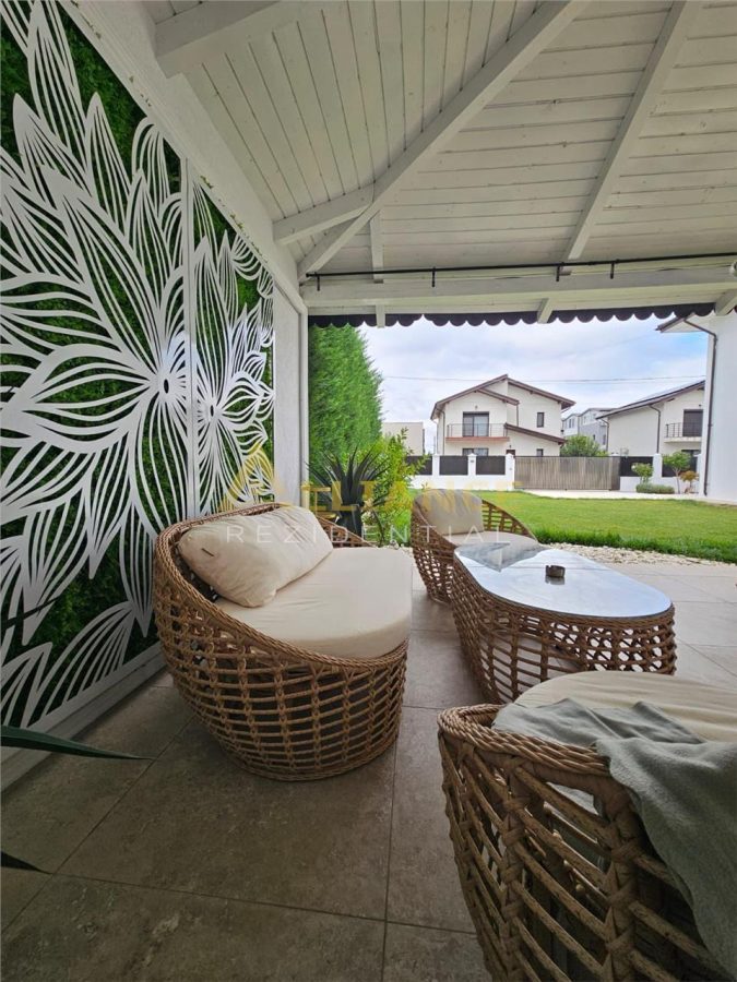 Mobilată/Utilată - Vila P+1E | 550mp teren | asfalt + strada privata - 