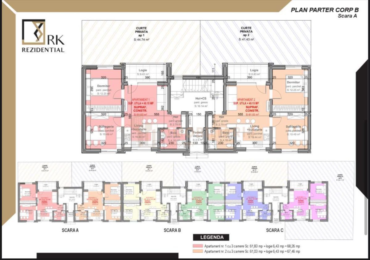 COMISION 0% !!! Apartamente 2 si 3 camere, zona Branduselor - foto 6