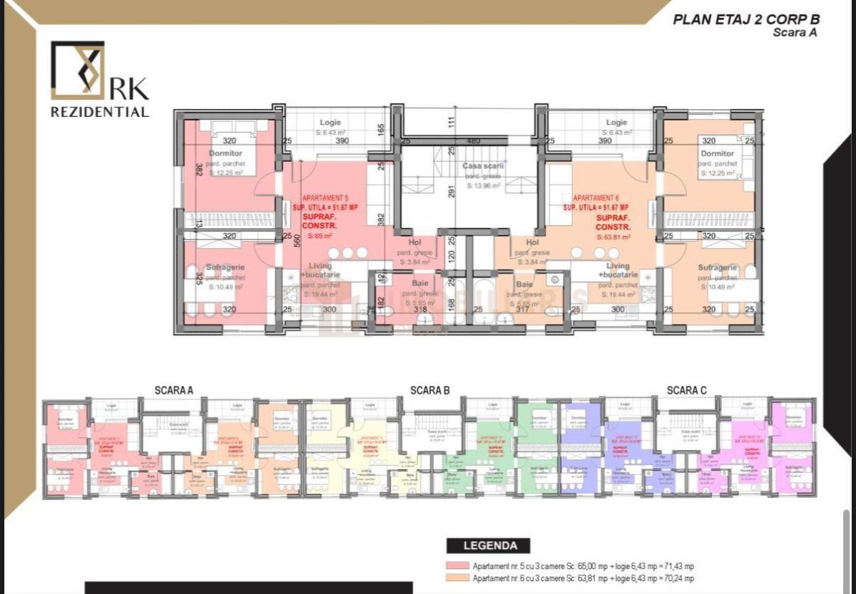 COMISION 0% !!! Apartamente 2 si 3 camere, zona Branduselor - foto 7