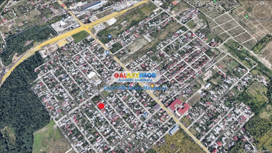 Teren 556 Mp Straulesti - str. Aldeni - 