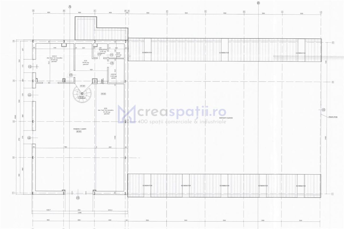Spatiu 835mp, teren 2758mp, rond Mall Moldova - foto 6