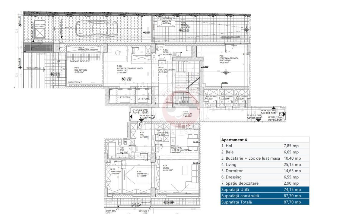 Parc Verdi | 2 camere | lux | 88mp | Constructie noua | B12969 - foto 14