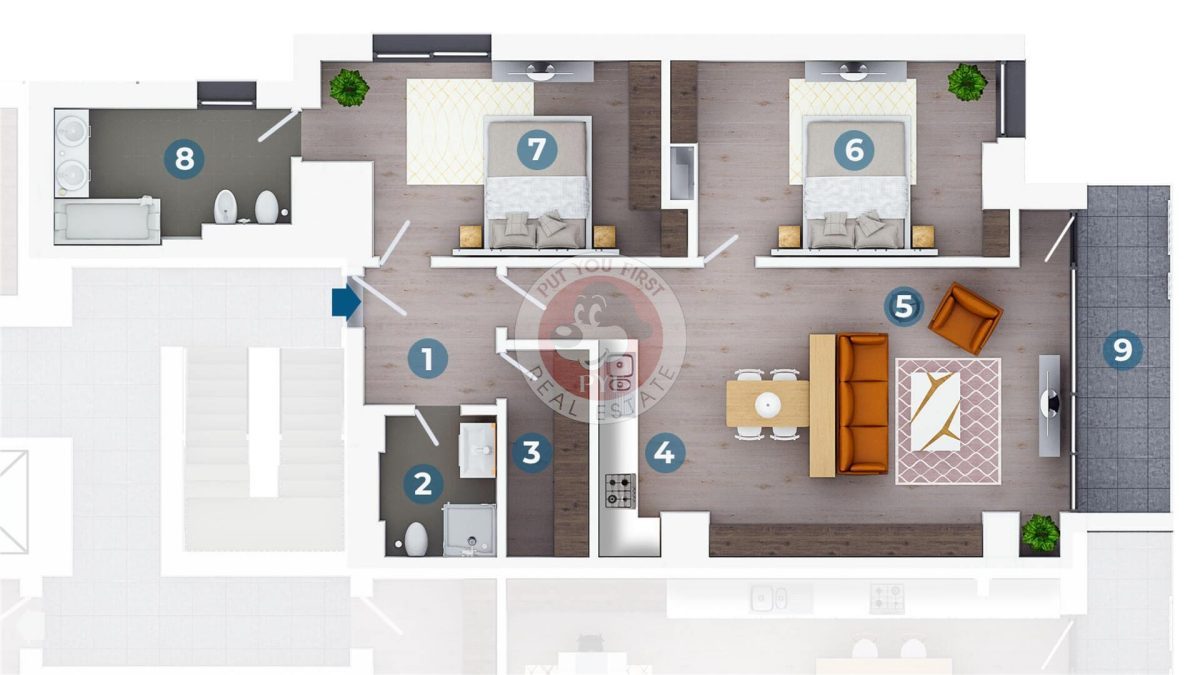 Parc Verdi | 3 camere | lux | 150mp | Constructie noua | B12979 - foto 17