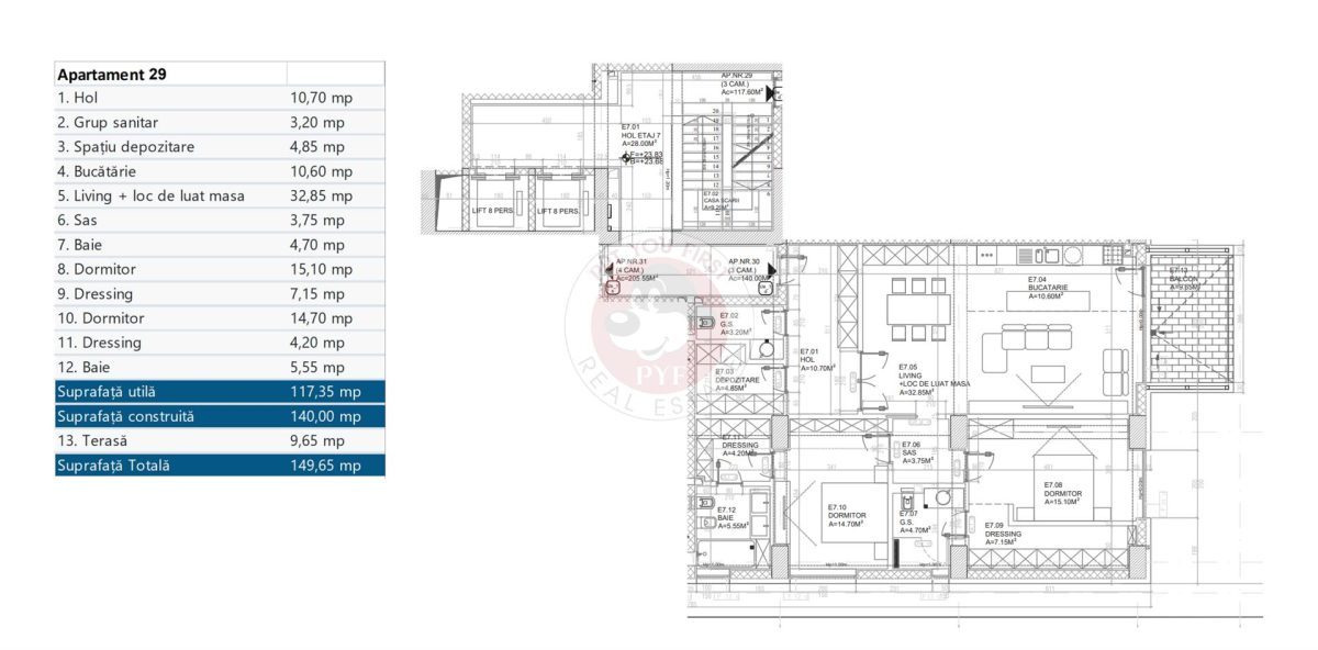 Parc Verdi | 3 camere | lux | 150mp | Constructie noua | B12979 - foto 18