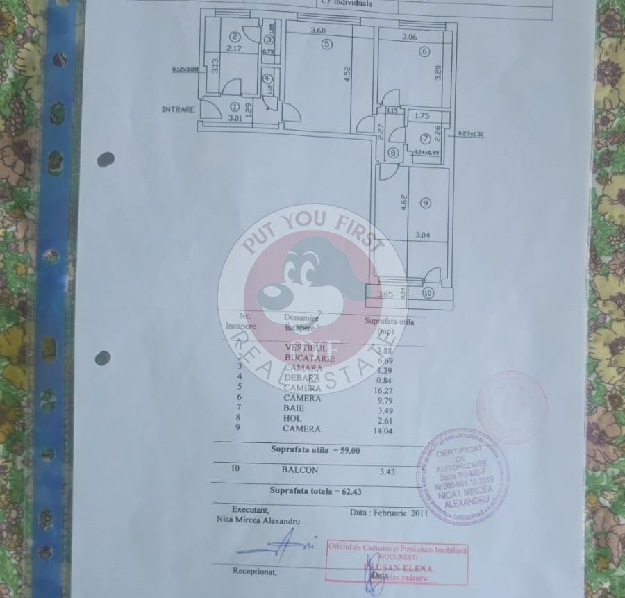 Lizeanu | 3 camere | 63mp | Semidecomandat | RS 1 | B12991 - foto 14