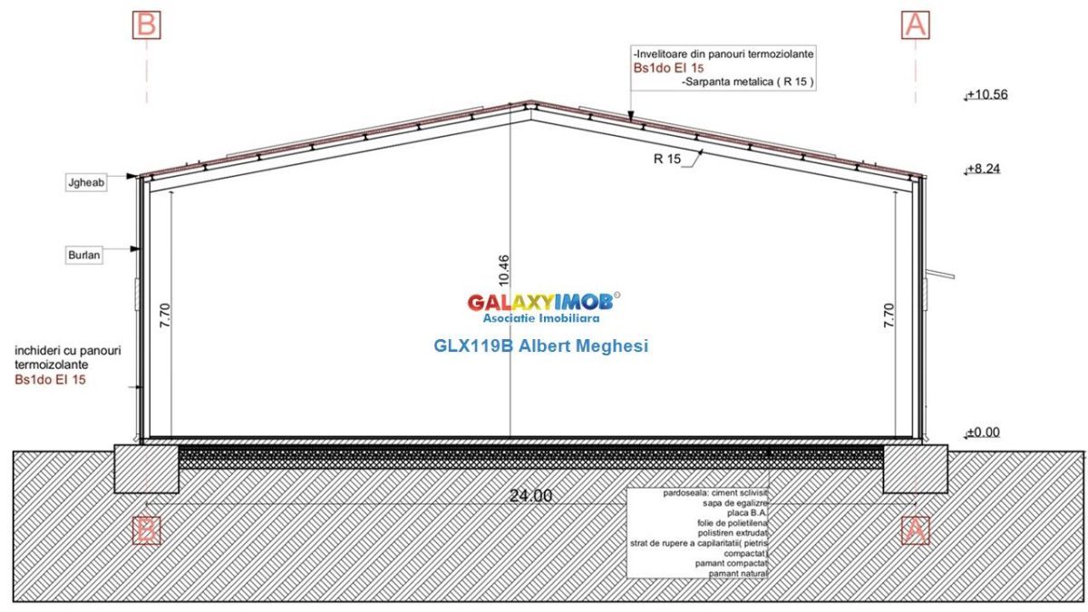 Vanzare Hala 1170 mp deschidere DN3 centura A0 - foto 4