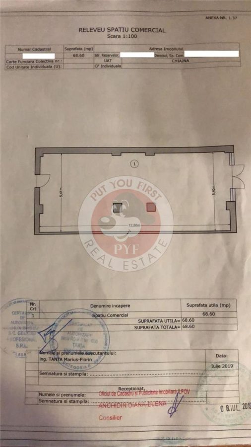 Rezervelor |  Spatiu comercial | Amenajat | 69mp | open-space | B12998 - foto 10