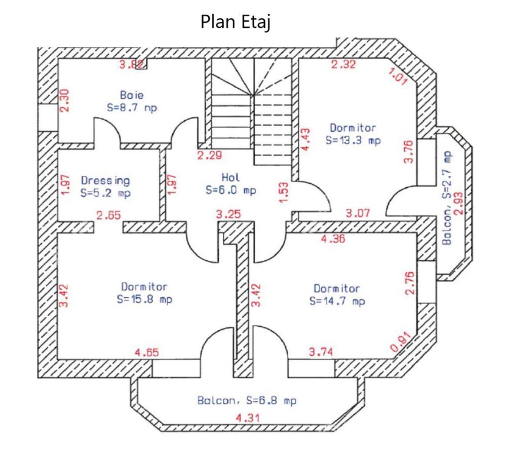 Casa individuala 5 camere 2 bai 290 mp teren zona Mall Selimbar - foto 11