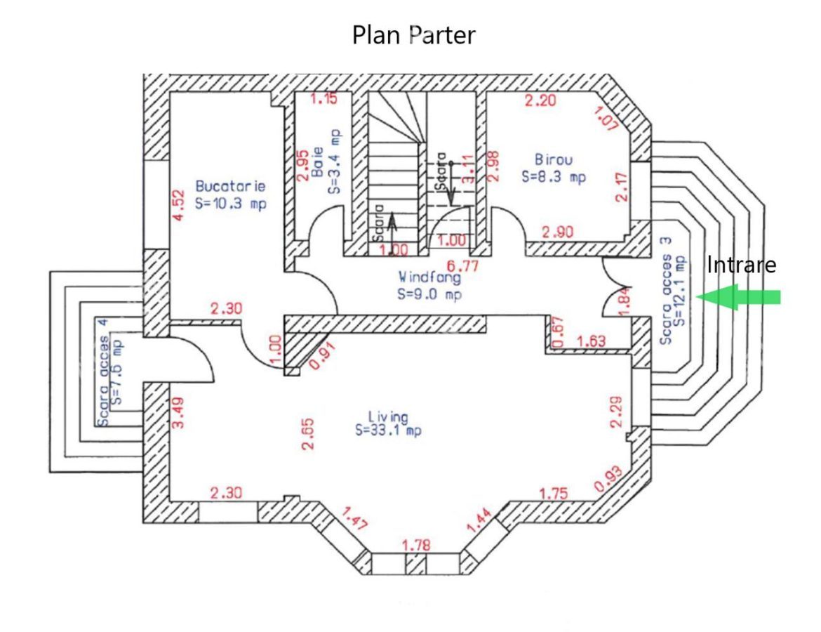 Casa individuala 5 camere 2 bai 290 mp teren zona Mall Selimbar - foto 10